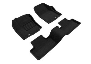 Land Rover Range Rover Evoque Floor Mats - Front + Rear - 3D MAXpider - Elegant Series - Black - `20-`24 Land Rover Range Rover Evoque Floor Mats - Front + Rear - 3D MAXpider - Elegant Series - Black - `20-`24